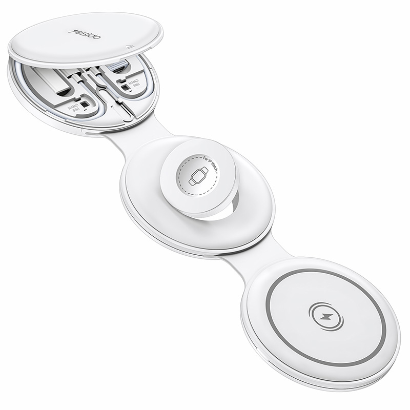 Yesido מטען אלחוטי 5-in-1 foldable wireless charger (DS29)