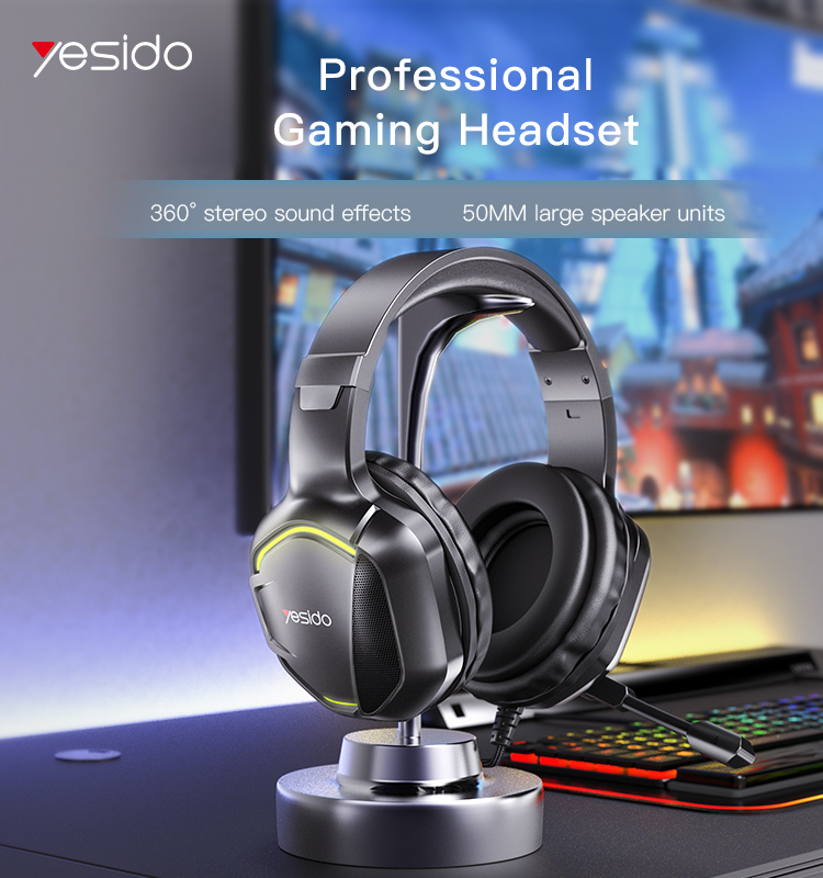 Yesido אוזניות גיימינג Professional Gaming Headset (EK01)