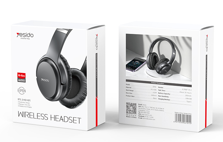 Yesido אוזניות בלוטות Headset (EP04)