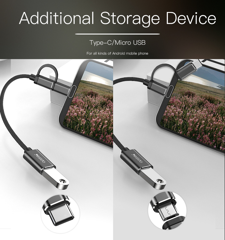 Yesido מתאם OTG 2IN1 OTG (GS02)