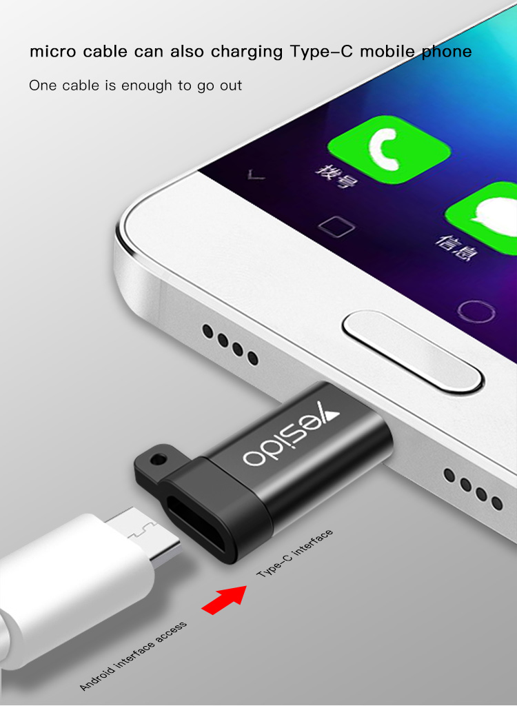 Yesido מתאם OTG MIRCO-TYPEC (GS04)