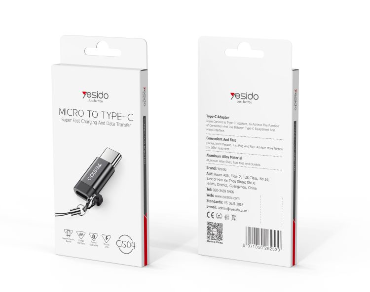 Yesido מתאם OTG MIRCO-TYPEC (GS04)