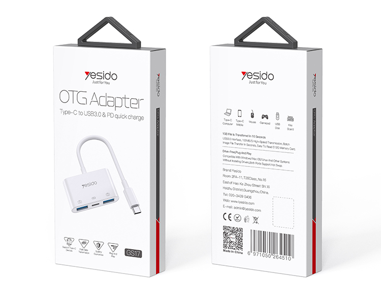 Yesido מתאם OTG OTG adapter (GS17)