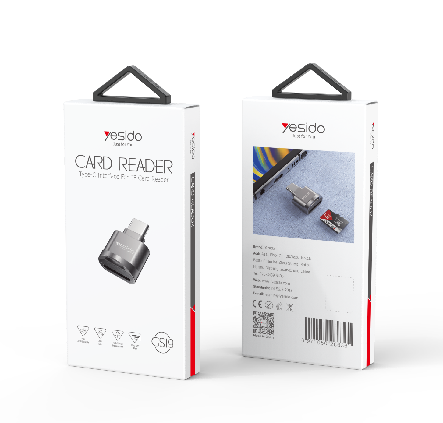 Yesido מתאם OTG OTG Card Reader (GS19)