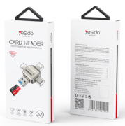 Yesido מתאם OTG USB3.0 4IN1 Card reader (GS23)