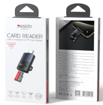Yesido מתאם OTG OTG
TYPE-C TO TF card reader (GS37)