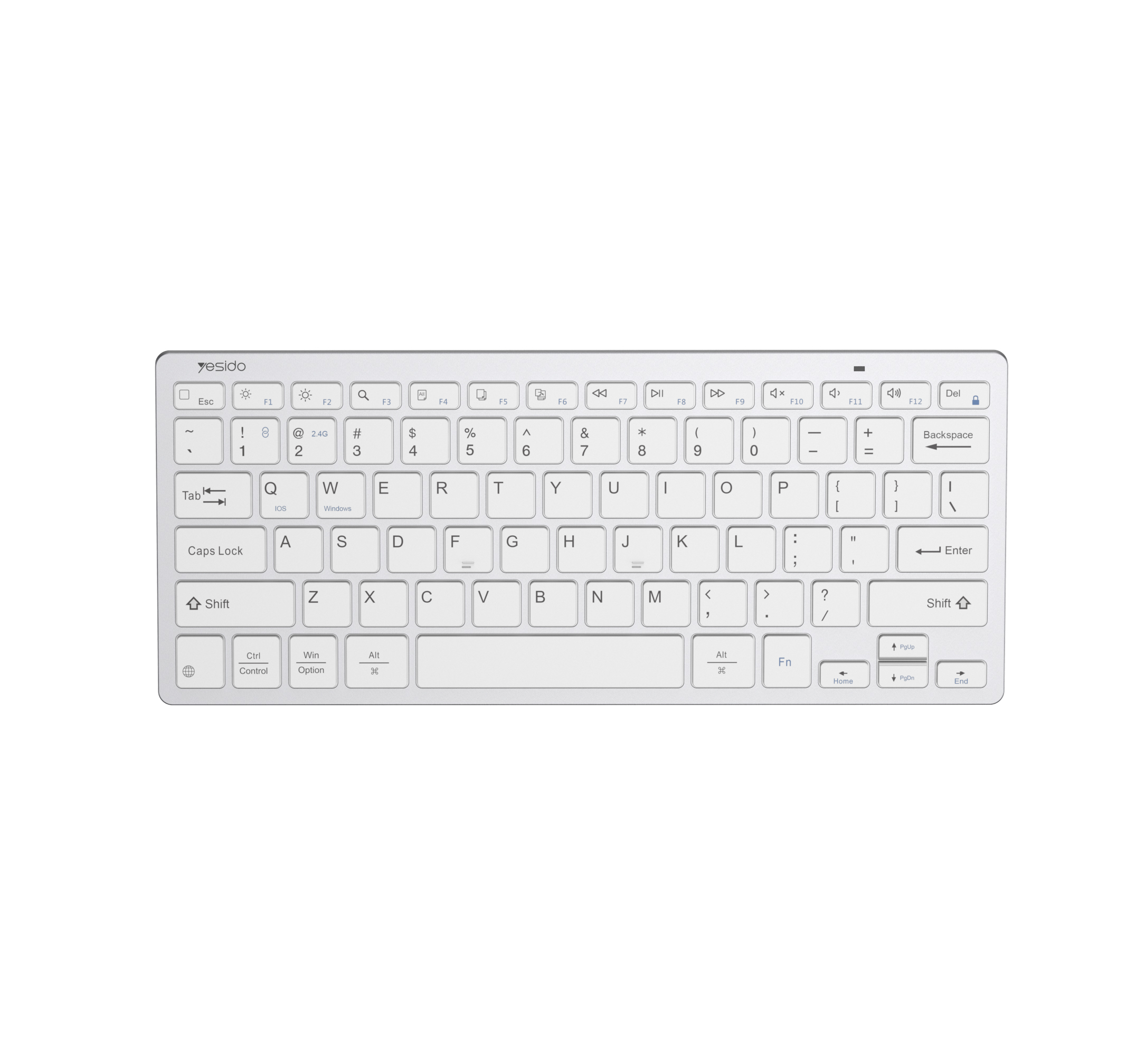 Yesido מקלדת ועכבר Wireless Keyboard (KB11)