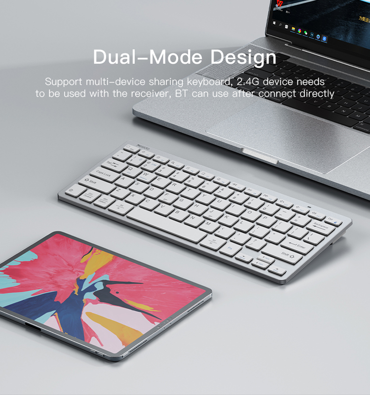 Yesido מקלדת ועכבר Wireless Keyboard (KB11)