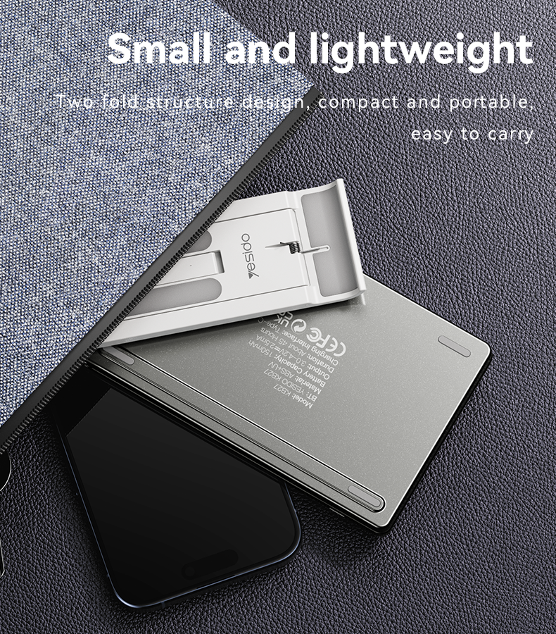 Yesido מקלדת ועכבר MINI double folding Keyboard-English version (KB27)