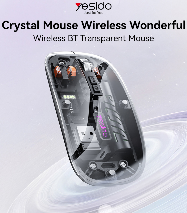 Yesido מקלדת ועכבר 2.4G+Bluetooth Mouse (KB29)