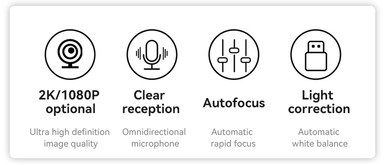 Yesido אביזר Lifestyle 2MP USB Webcam (KM13)