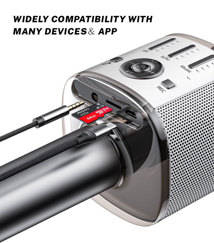 Yesido אביזר צילום Karaoke Microphone (KR10)