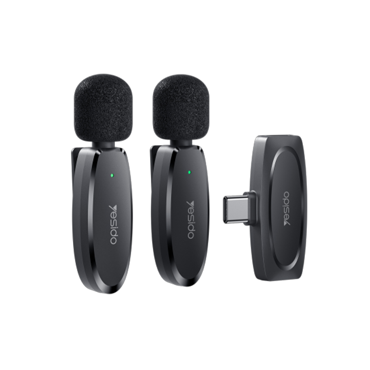 Yesido אביזר צילום Double Wireless Microphone (KR13)