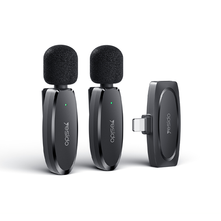 Yesido אביזר צילום Double Wireless Microphones (KR14)