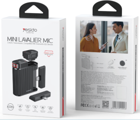 Yesido אביזר צילום 2 in 1 microphone (KR19)