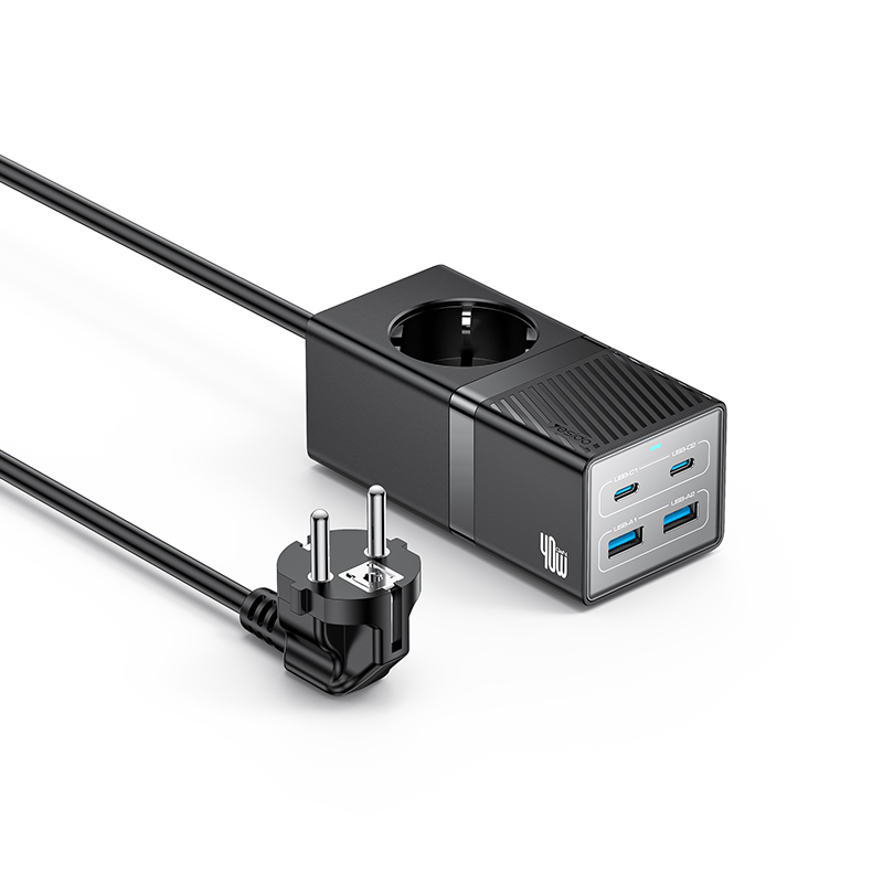 Yesido מטען לבית EU 40W Power Strip
1.5M (MC35)