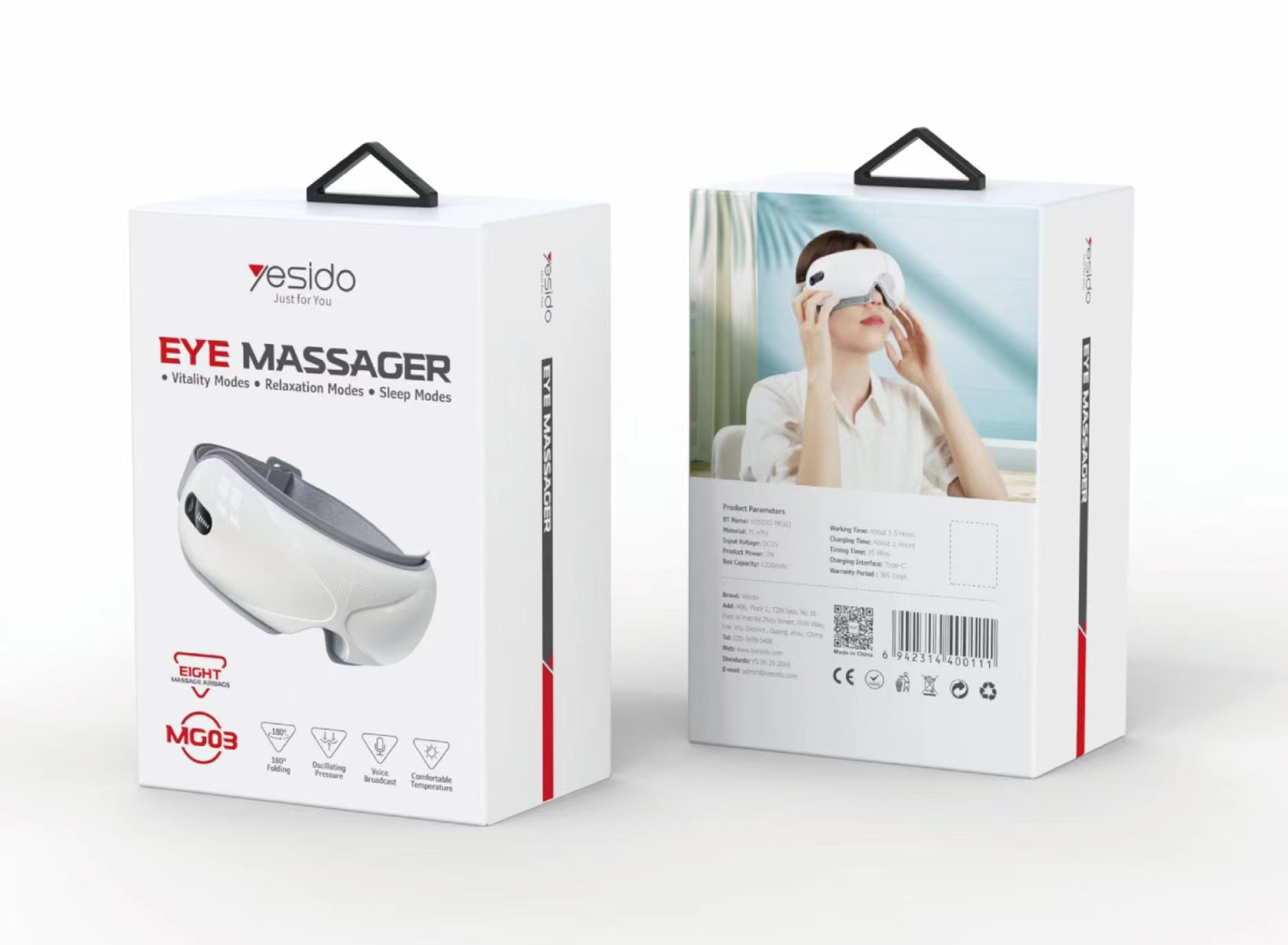 Yesido אביזר Lifestyle Functional Eye Massager (MG03)
