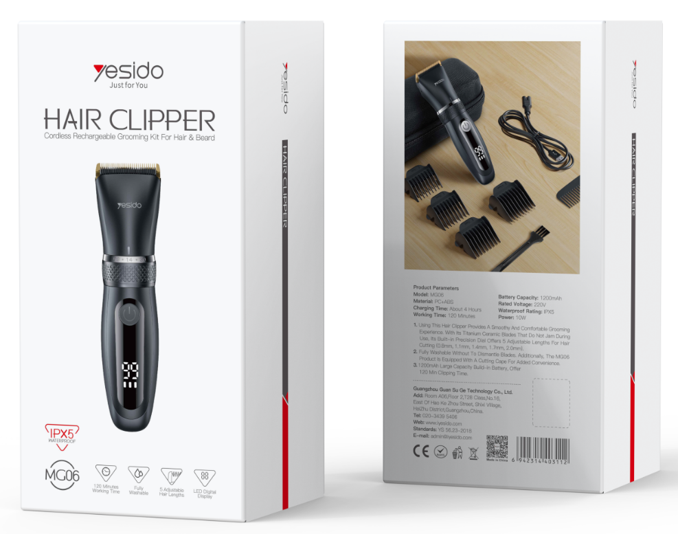 Yesido אביזר Lifestyle Hair clipper (MG06)