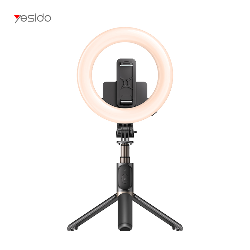 Yesido אביזר צילום 9 colors' adjustment
 wirless bluetooth flash
 light live selife stand (SF12)