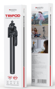 Yesido אביזר צילום Tripod Selfie Stick (SF17)