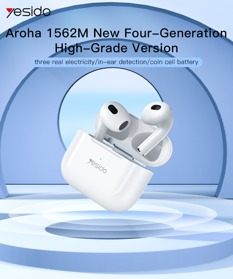 Yesido אוזניות בלוטות Earbuds
Aroha 5.1 Version (TWS11)