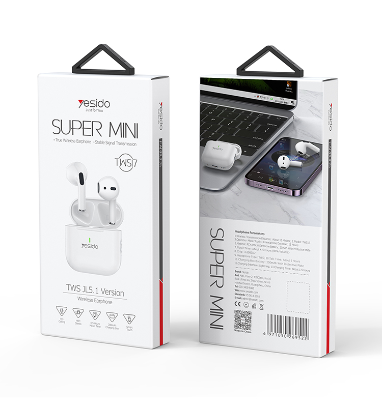 Yesido אוזניות בלוטות Earbuds (TWS17)