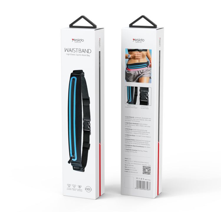 Yesido אביזר Lifestyle High elastic sports waist bag (WB13)