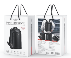 Yesido אביזר Lifestyle Fingerprint lock backpack (WB59)