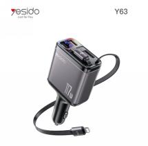 Yesido מטען לרכב 117W car charger (Y63)