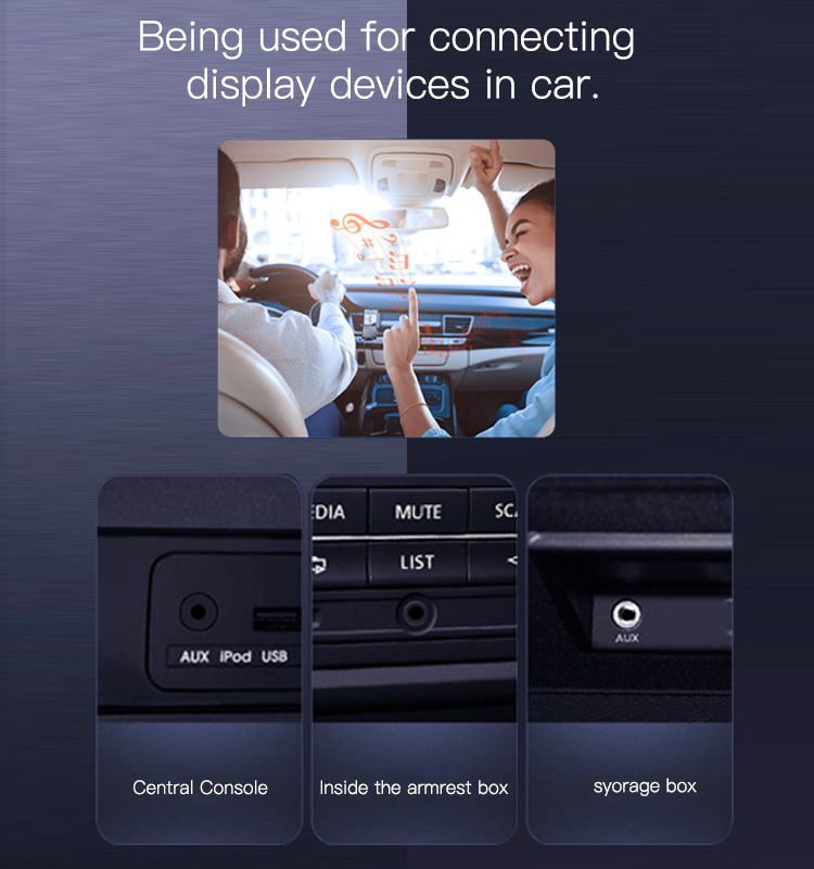 Yesido כבל AUX 3.5MM AUX 
Audio cable
2M (YAU15)