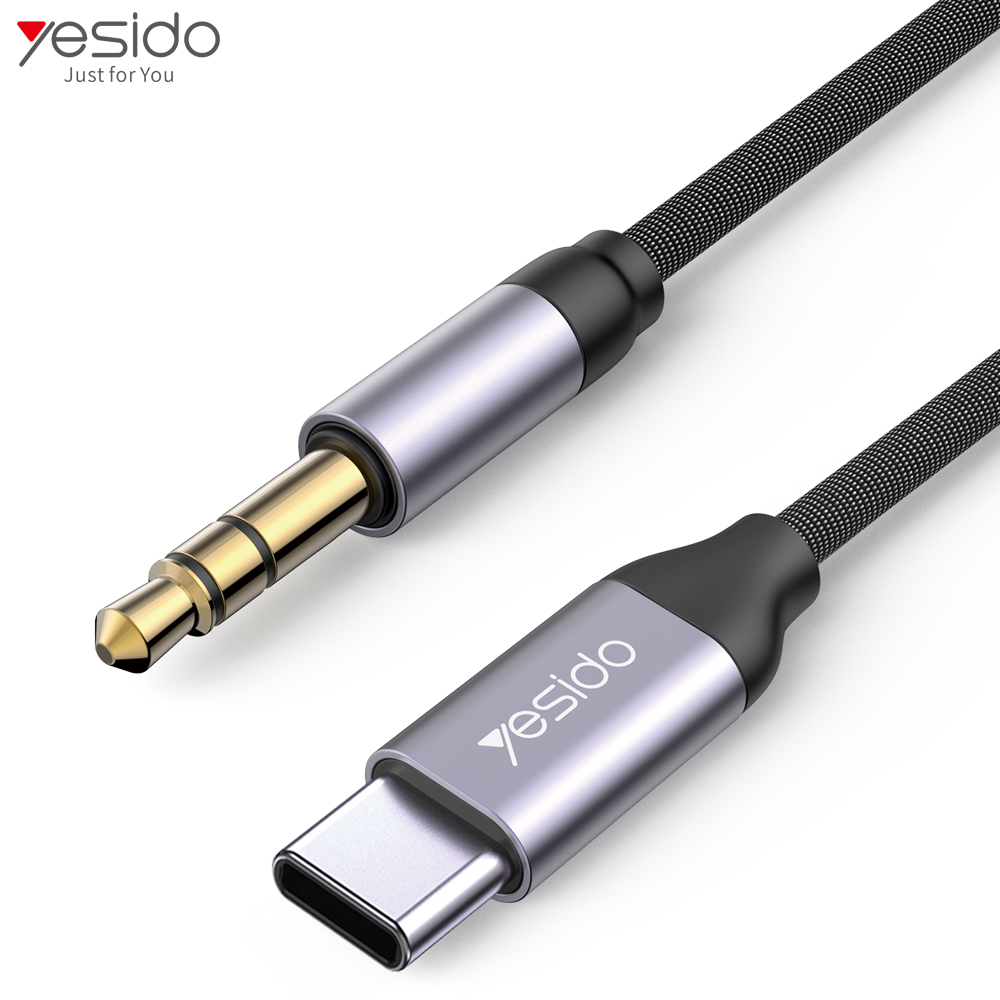 Yesido כבל AUX 3.5mm-TC  AUX 
Audio cable (Digital decode chip)
1M (YAU20)