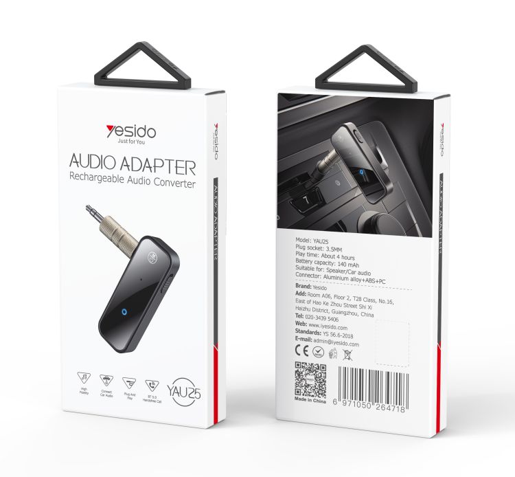 Yesido כבל AUX 2 IN1 Mirco Charge+Music Converter (YAU25)