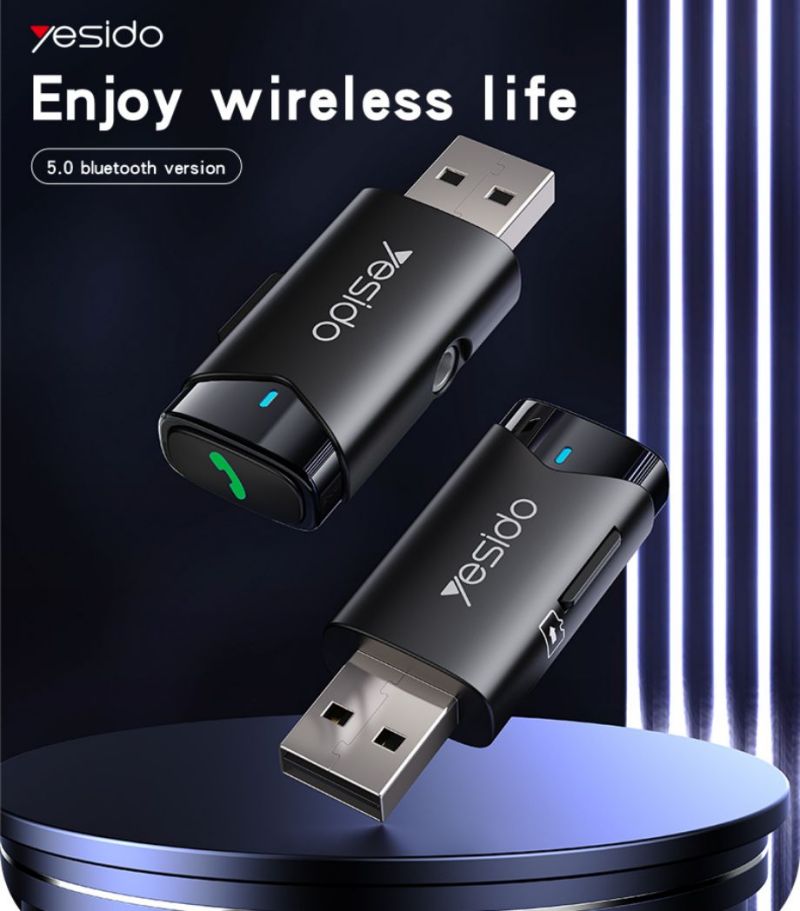 Yesido כבל AUX USB Bluetooth for car (YAU40)