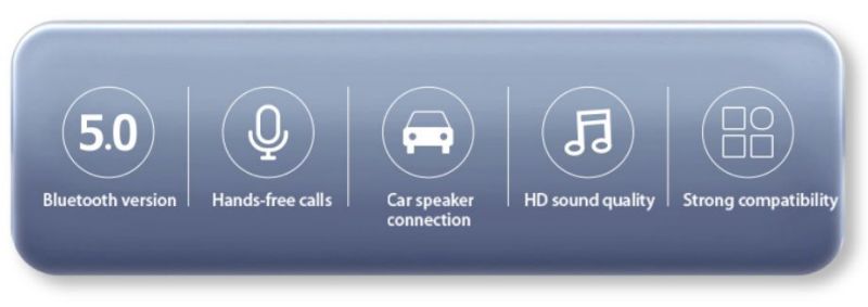 Yesido כבל AUX USB Bluetooth for car (YAU40)