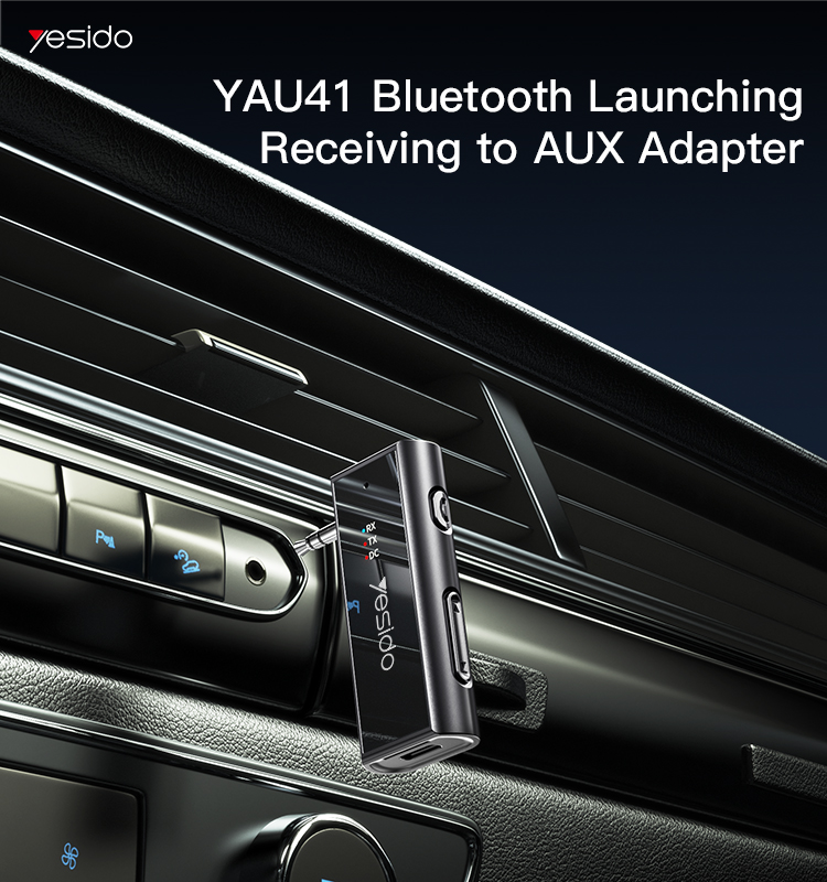 Yesido כבל AUX Bluetooth Launcher /Receiver two mode adapter (YAU41)