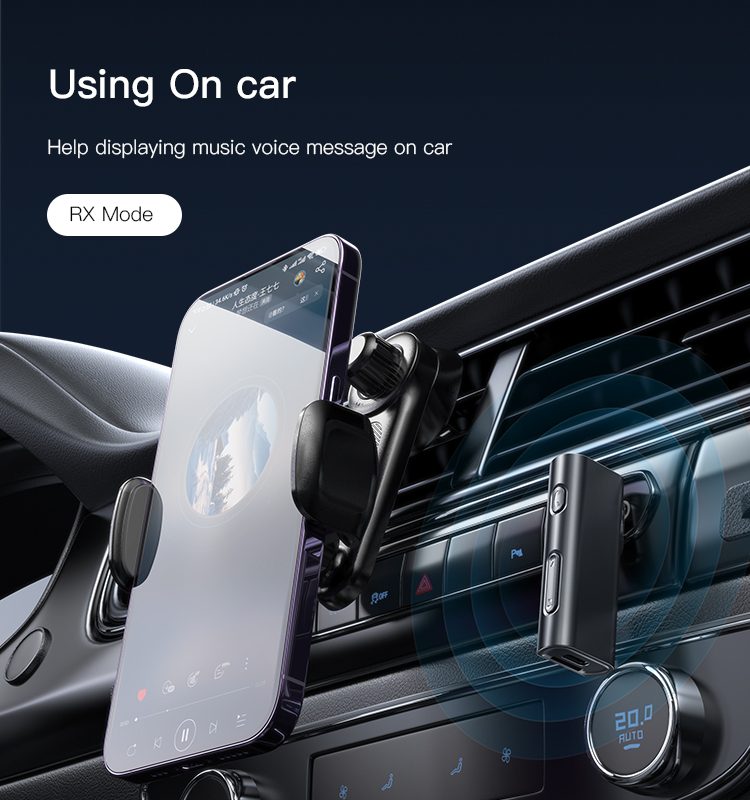 Yesido כבל AUX Bluetooth Launcher /Receiver two mode adapter (YAU41)