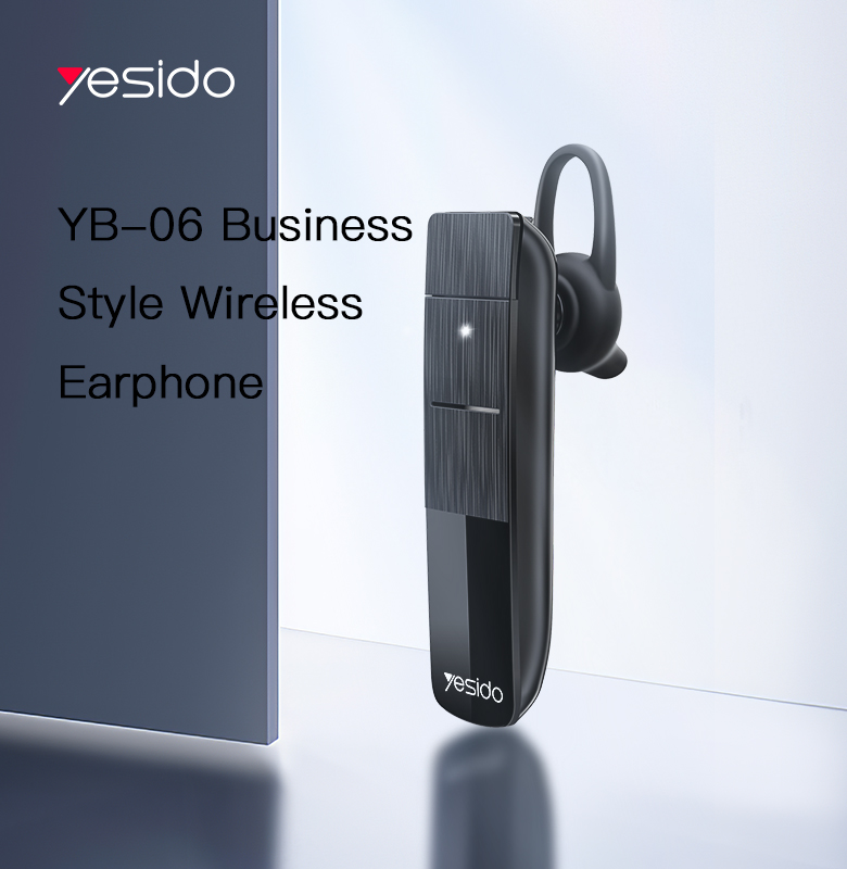 Yesido אוזניות בלוטות Bluetooth 
Earphone (YB06)