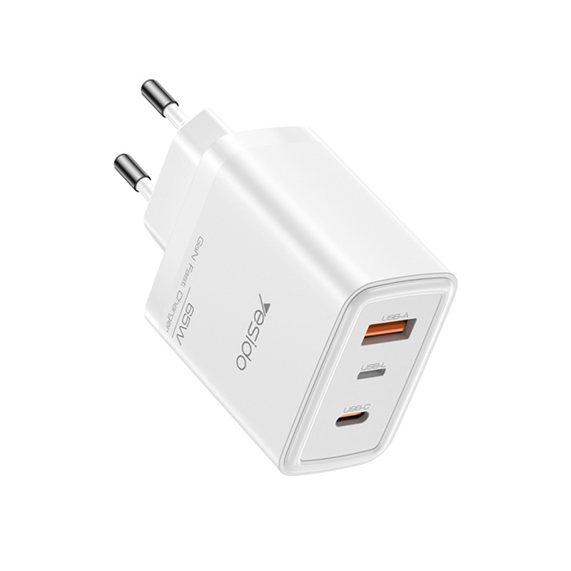 Yesido מטען לבית A+C+L 65W Home charger -EU (YC70)