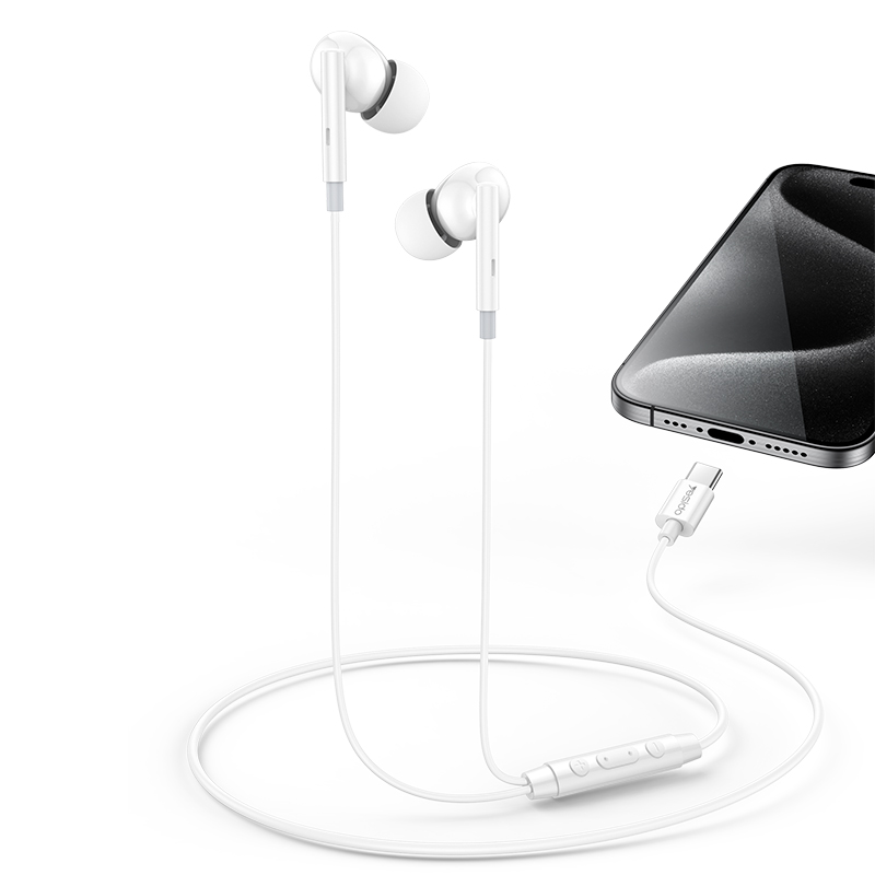 Yesido רמקול בלוטות Type-C  plastic Earphone (YH45)