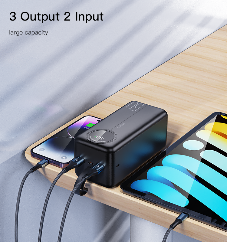 Yesido סוללת גיבוי 30000mAh fast charging Power bank (YP42)