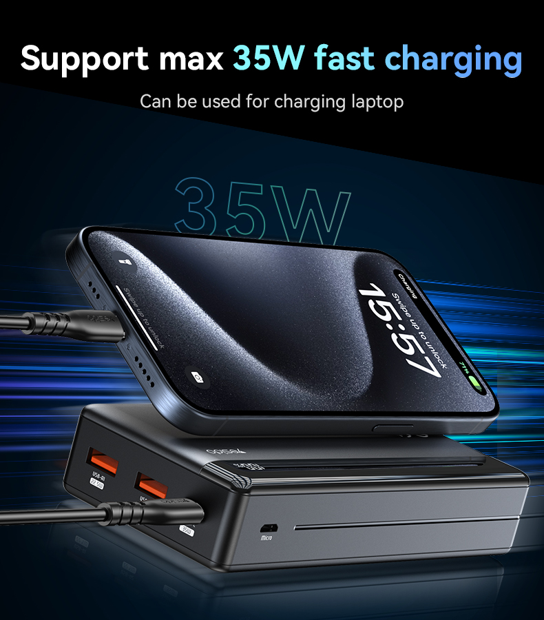 Yesido סוללת גיבוי PD35W Power bank 20000mAh (YP51)