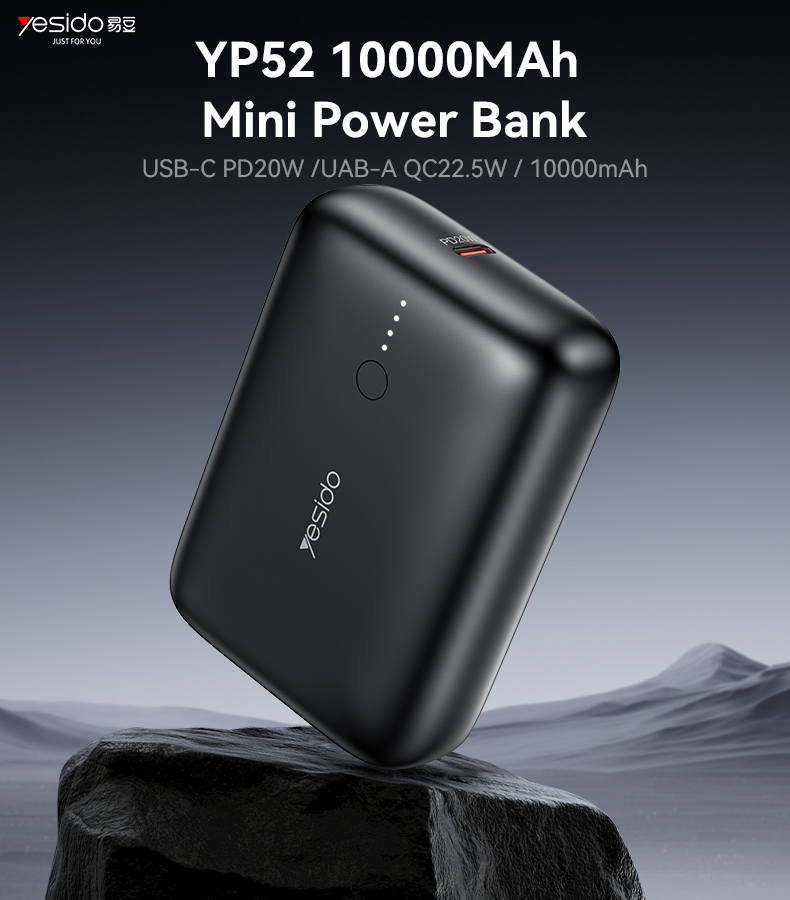 Yesido סוללת גיבוי Mini 10000mAh Power Bank (YP52)
