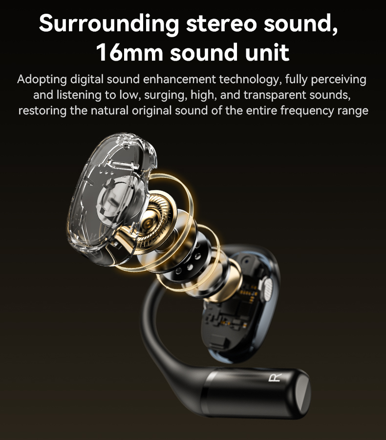 Yesido אוזניות בלוטות With ENS NoiseCancelling OWS Wireless earphone (YSP18)