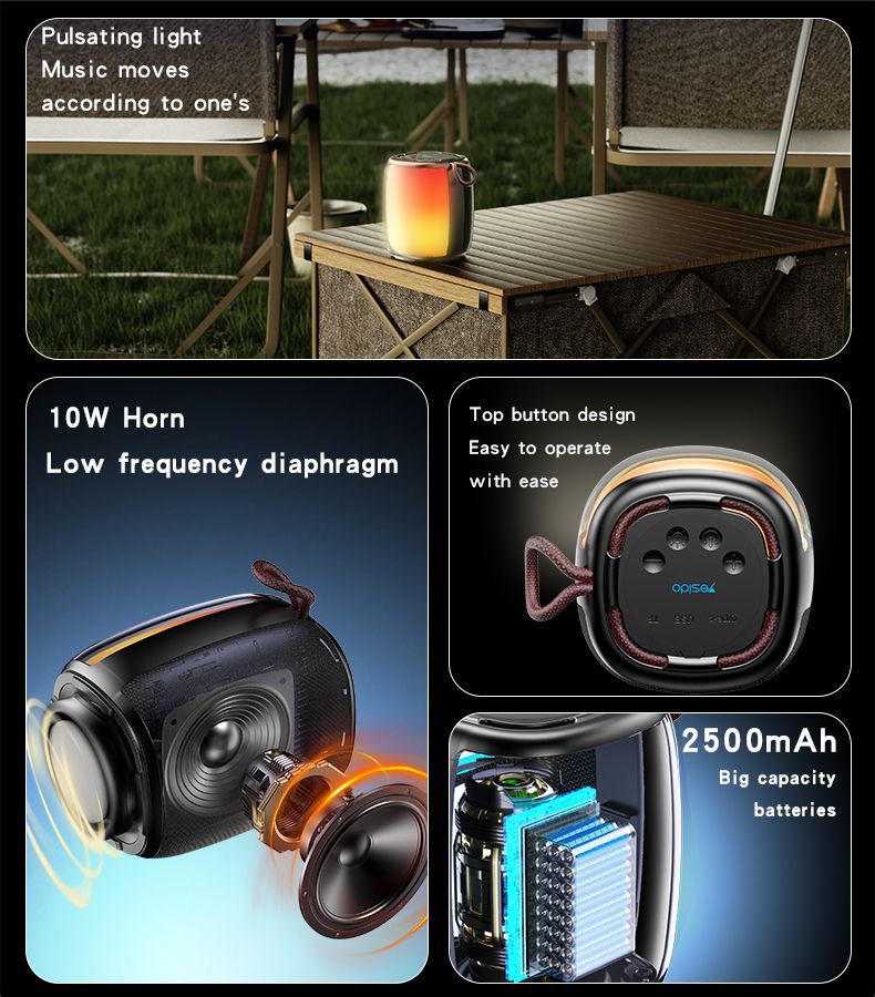 Yesido רמקול בלוטות Bluetooth Speaker (YSW20)