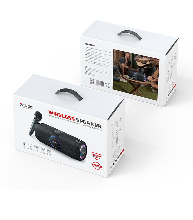 Yesido רמקול בלוטות 80W bluetooth speaker with Micphone (YSW21)